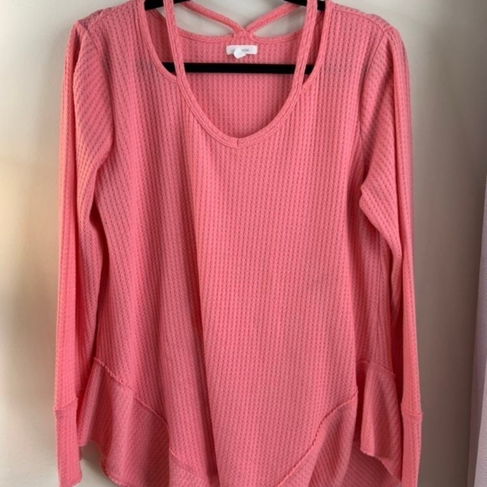 MAURICES LARGE V-NECK SOFT & SEXY SWEATER TOP SHIRT LONG SLEEVE